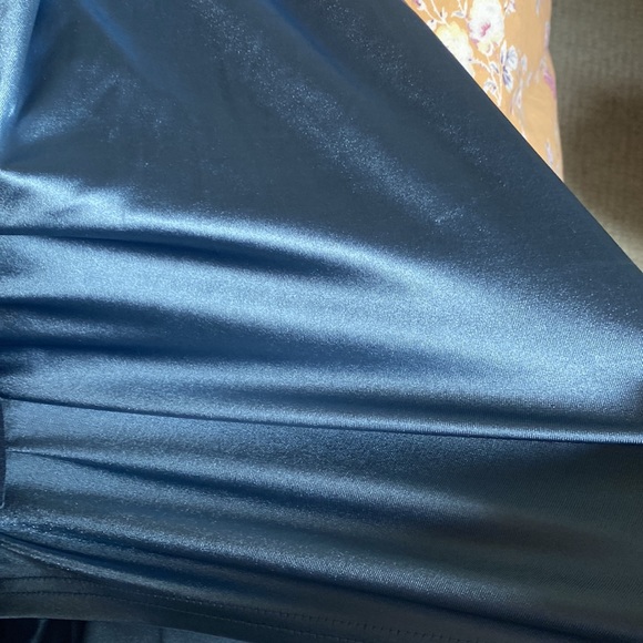 NWT, Formal dress, slate, spaghetti straps, sz M - Picture 6 of 6